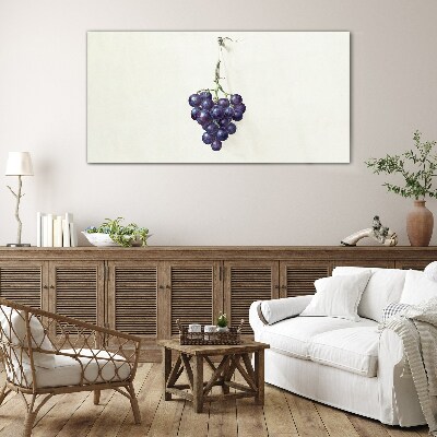 Üvegkép Modern szőlő gyümölcs