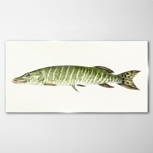 Üvegkép Muskie természetes élőhelyén