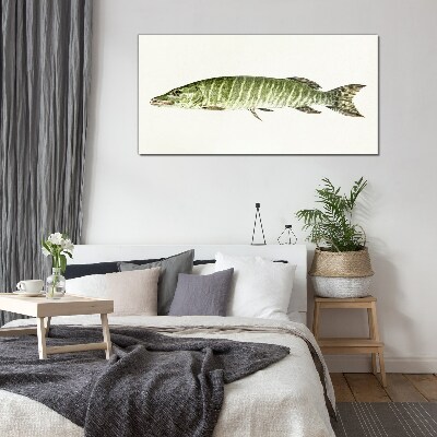 Üvegkép Muskie természetes élőhelyén
