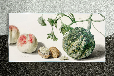 Üvegkép Gyümölcsök és diófélék harmóniában