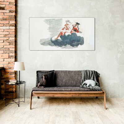 Üvegkép Musical Muse in the Clouds