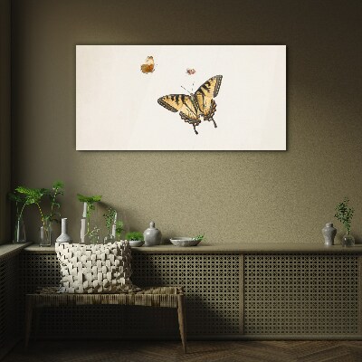Üvegkép Modern hiba rovar pillangó
