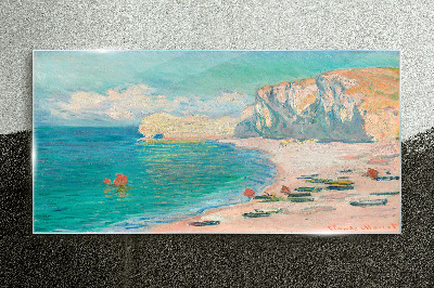 Üvegkép Strand a normandiai napsütésben