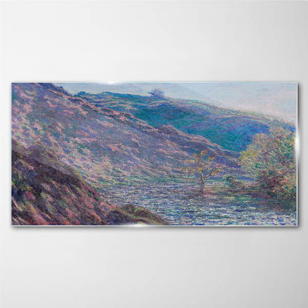 Üvegkép Purple Hills hajnalban