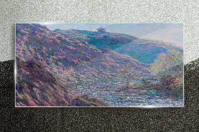 Üvegkép Purple Hills hajnalban