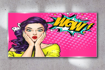 Üvegkép Pop Art meglepetés