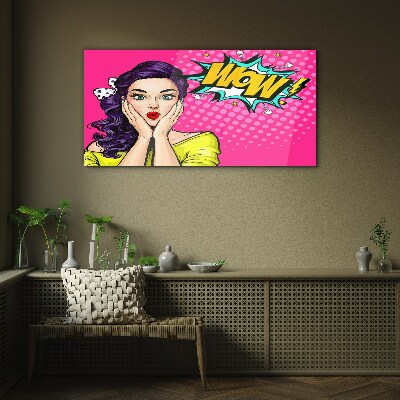 Üvegkép Pop Art meglepetés