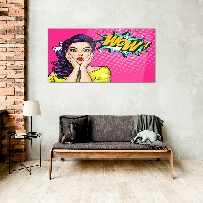 Üvegkép Pop Art meglepetés