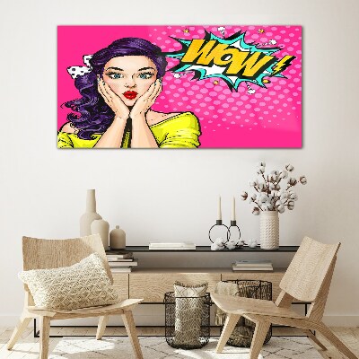 Üvegkép Pop Art meglepetés