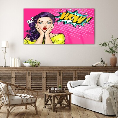 Üvegkép Pop Art meglepetés