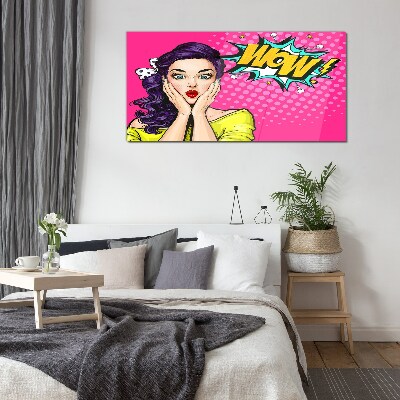 Üvegkép Pop Art meglepetés