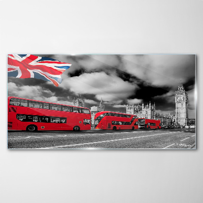 Üvegkép Közúti londoni busz