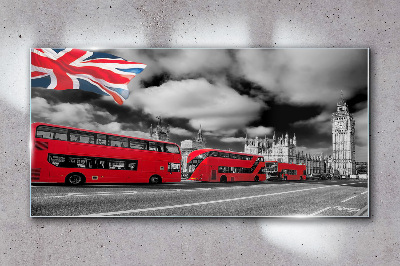 Üvegkép Közúti londoni busz