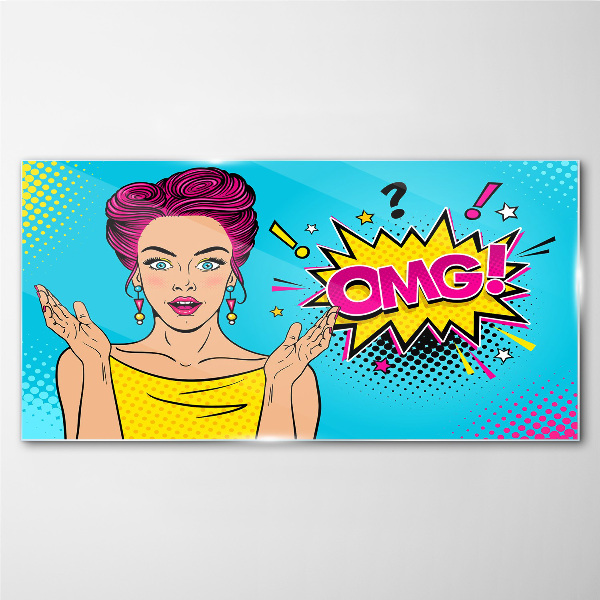 Üvegkép Pop Art meglepetés
