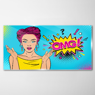 Üvegkép Pop Art meglepetés