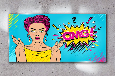 Üvegkép Pop Art meglepetés