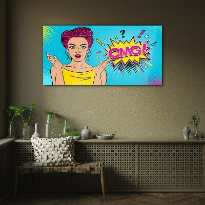 Üvegkép Pop Art meglepetés