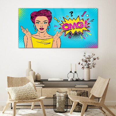 Üvegkép Pop Art meglepetés