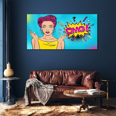 Üvegkép Pop Art meglepetés