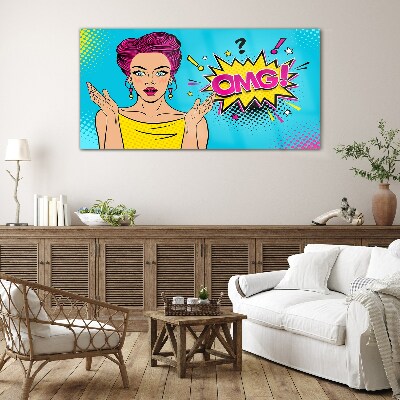 Üvegkép Pop Art meglepetés