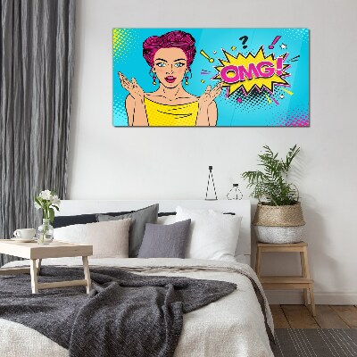 Üvegkép Pop Art meglepetés