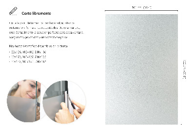 Okleina na okno z mleczną folią okienną