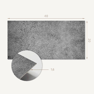 Falvédő falburkoló panel Nyers beton textúra