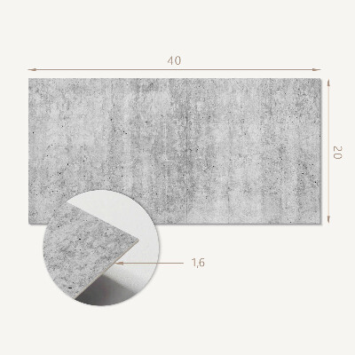 Falvédő falburkoló panel Beton textúra karcolásokkal