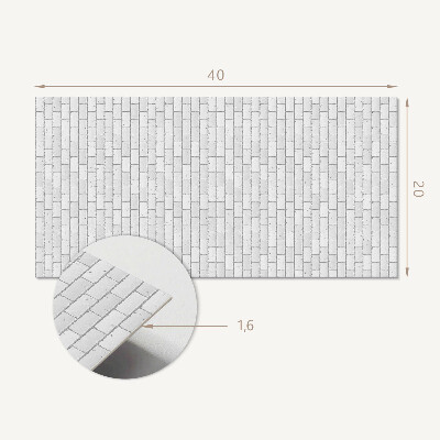 Pvc falpanel Téglafal minta