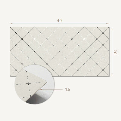 Dekorpanel falra Geometrikus rombusz minta