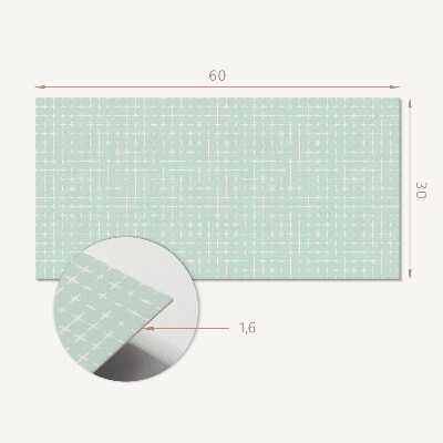 Falvédő falburkoló panel Vonalak és keresztek geometriája