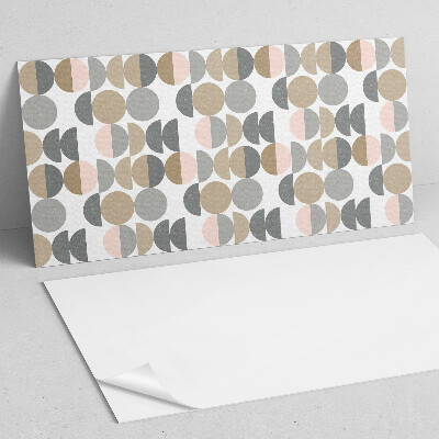 Falvédő falburkoló panel Körök és félkörök geometriája