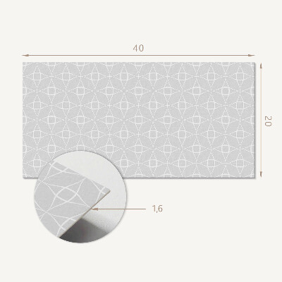 Falvédő falburkoló panel Geometrikus rács minta