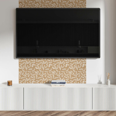 Pvc falpanel Levelek texturált háttéren