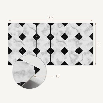 Pvc falpanel Geometrikus csempe minták