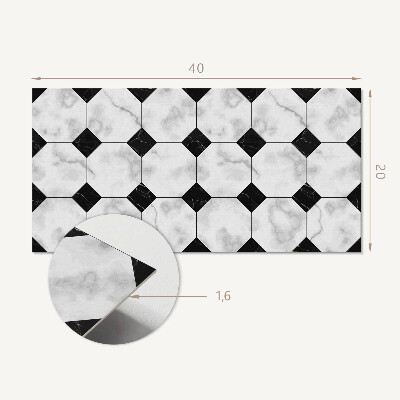 Pvc falpanel Geometrikus csempe minták