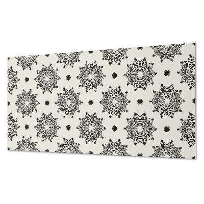 Pvc falpanel Mandala minta egy rácsban