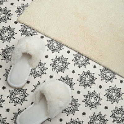 Pvc falpanel Mandala minta egy rácsban