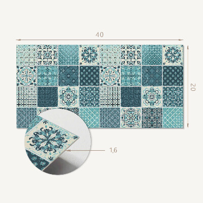 Dekorpanel falra Minták geometrikus mozaikban
