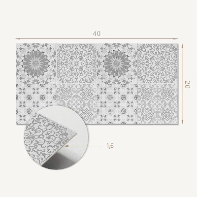 Pvc falpanel Geometrikus és virágos minták