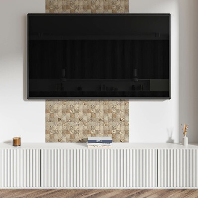 Dekorpanel falra Fa deszka minta