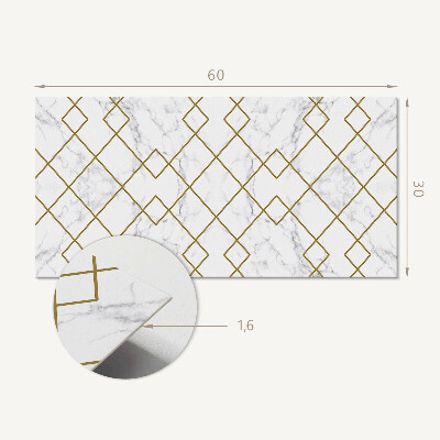 Dekorpanel falra Geometriai minták a háttérben
