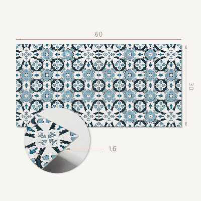 Falvédő falburkoló panel Geometrikus csempe minta