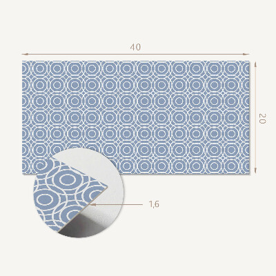 Pvc falpanel Geometriai kör minta