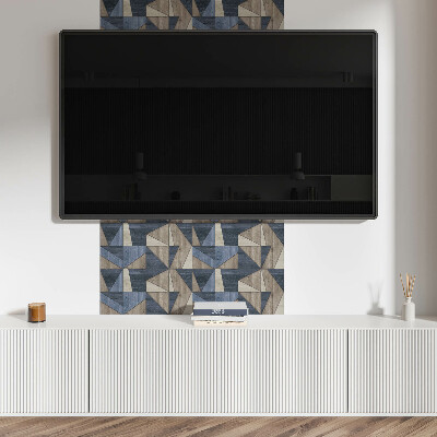 Dekorpanel falra Absztrakt geometrikus minta