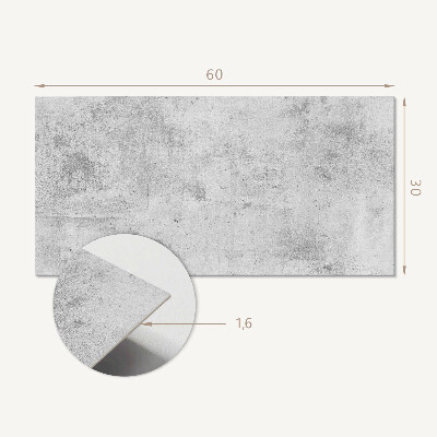 Pvc falpanel Nyers beton textúra