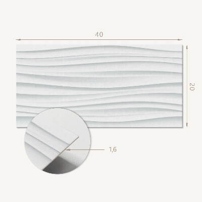 Dekorpanel falra Hullámok minimalista stílusban