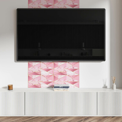 Pvc falpanel Geometriai minták golyókkal