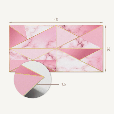 Pvc falpanel Geometriai minták golyókkal