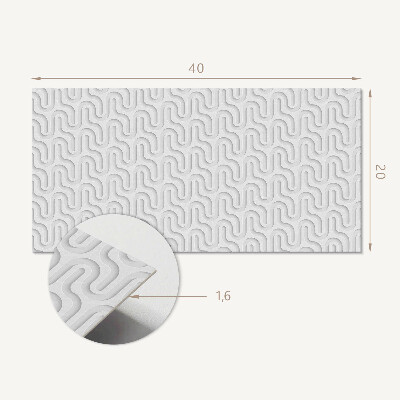 Pvc falpanel Hullámok 3D-s textúrában